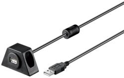 PremiumCord Cablu PREMIUMCORD USB 2.0 A - A, M/F, Desktop, 3m, negru KU2DOCK3 (KU2DOCK3)