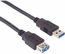 PremiumCord Cablu USB 3.1 Gen1, 5Gbps, prelungire A - A, M/F 2m, negru KU3PAA2BK (KU3PAA2BK)
