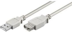  OEM USB 2.0 A - USB 2.0 A M/F cablu de date M/F prelungire 0, 6m alb XUSBKAB2AAE06WH (XUSBKAB2AAE06WH)