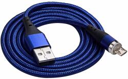 Akyga AK-USB-47 USB A / USB micro B 1m cablu de alimentare magnetic albastru magnetic (5901720139122)