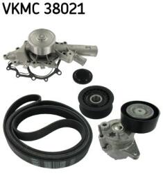 SKF VKMC38021 Pompa apa + Set curea transmisie cu caneluri