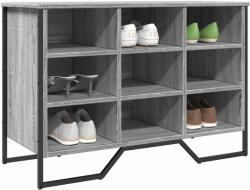 vidaXL szürke sonoma színű szerelt fa cipőszekrény 90 x 38 x 61, 5 cm (848647)