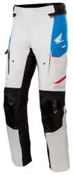 Alpinestars Andes Drystar Honda Pantaloni de motocicletă gri deschis-negru-albastru-roșu (AIM110-297)
