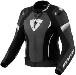 Revit Jachetă de motocicletă din piele pentru femei Revit Xena 4 Pro Black and White (REFJL143-1600)