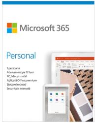 Microsoft Licenta electronica Microsoft 365 Personal, 1 an, 1 utilizator, 1 PC (MICROSOFT365PERSONAL)
