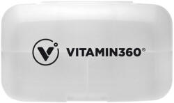 Vitamin360 5 Rekeszes Kapszulatartó - Pill Box (1 db, Fehér)