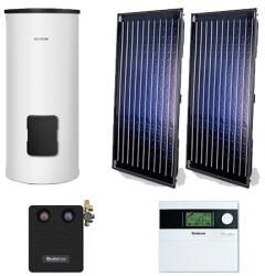 Buderus Panouri solare plane BUDERUS 2 SKN 4.0 cu montaj pe acoperiș înclinat tablă + boiler 300 litri (psb2skn300t)