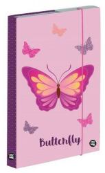 KARTON P+P Butterfly pink A4 3-75624