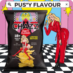 CHAZZ vagina ízű burgonyachips 90g