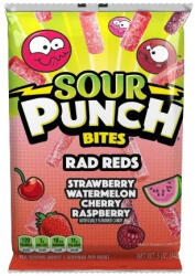  Sour Punch Bites Rad Reds gyümölcsös gumicukor 142g - delfinbuvar