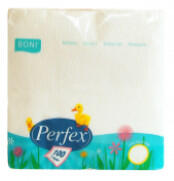 Perfex Szalvéta 1rét. 33x33cm 100db - delfinbuvar