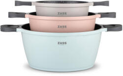Zass Gourmet Set Oale Zass Gourmet ZG-ACS 02 Antiaderente Aluminiu Pastel (ZG-ACS 02 Pastel)