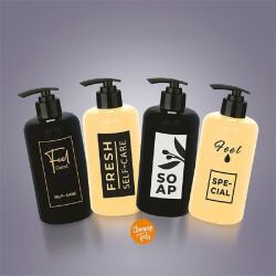 Titiz IRIS SABHOON szappan adagoló 500ml, fekete, drapp TP-208 (TP-208) - bestbyte