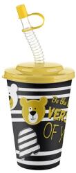 TITIZ IRIS CUTE pohár szívószállal 400ml AP-9127 (AP-9127) - bestbyte