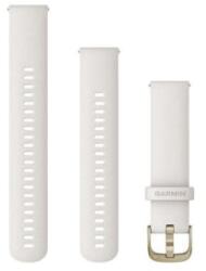 Garmin Quick Release (20 mm) elefántcsont színű szilikon óraszíj, Cream Gold csattal (010-12932-53) (010-12932-53)