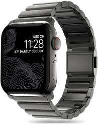 Tech-Protect SteelBand karkötő Apple Watch 4 / 5 / 6 / 7 / 8 / 9 / SE / Ultra 1 / 2 (42/44/45/49 mm) - Fekete