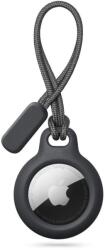 Tech-Protect Rough Chain tok Apple AirTag függővel - fekete