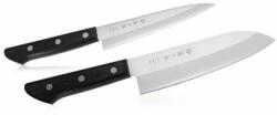 TOJIRO Комплект ножове Tojiro Basic TBS-200, 2 части, VG-10 стомана, черен (TBS-200)