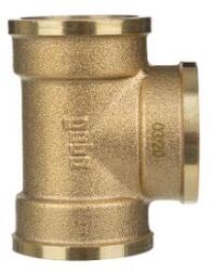 Gebo Gold 1"-1/2" szűkített T-idom, sárgaréz