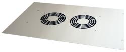 Conteg Ventilátor panel + keret 19" 2-es, szürke DP-VEL-02B (DP-VEL-02B)