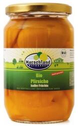 Marschland Compot BIO de Piersici Jumatati, 680 g / 385 g, Marschland Naturkost
