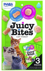 Inaba Foods Juicy Bites Recompense pentru Pisici cu Aroma de Calamar si Supa de Casa