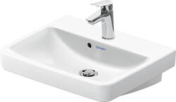 Duravit No. 1 kézmosó túlfolyóval 500x400 mm, magasfényű fehér 07435000002 (07435000002)