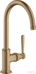 Hansgrohe AXOR MONTREUX 210 mosdó csaptelep nem zárható leeresztővel, szálcsiszolt bronz 16518140 (16518140)