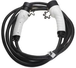 VHBW töltőkábel elektromos autóhoz, plug-in hibridhez - 2-es típusú kábel Type 2, 3-fázisú, 16 A, 11 kW, 5 m (WB-888401516)
