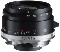 Voigtländer Color-Skopar 50mm f/2.2 VM fekete objektív (119893)