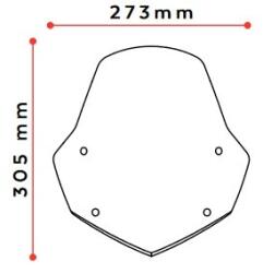 Puig Parbriz PUIG NEW GEN. SPORT 3767N Negru (MTP220729)
