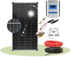 ITechSol Kit solar fotovoltaic 150W pentru rulota cu controller MPPT (KITPVR150xxxMPPT)