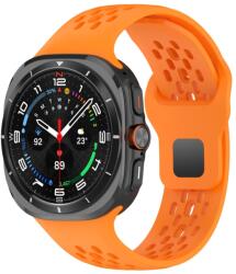  AIRY Curea din silicon pentru Samsung Galaxy Watch Ultra 47mm portocaliu