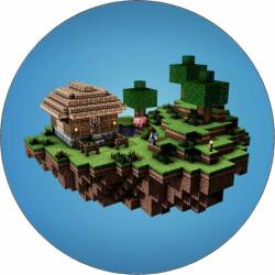 Pictu Hap Minecraft sziget ehető papír 19, 5 cm - Pictu Hap (pic9001097_kruh)
