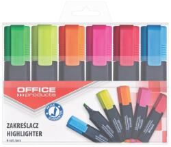 Office Products Textmarker varf tesit, 1-5 mm, 6 culori/set, OFFICE PRODUCTS (OF-17055219-99)