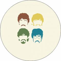 Pictu Hap Ehető papír The Beatles ikonok 19, 5 cm - Pictu Hap (pic9000962_kruh)