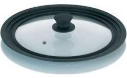 Kela Univerzális fedél 28 - 32cm CONCETTA üveg / szilikon - Kela (11442)