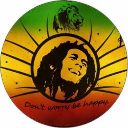 Pictu Hap Bob Marley Be happy ehető papír 19, 5 cm - Pictu Hap (pic9000961_kruh)