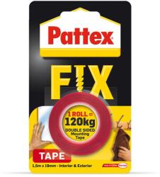 Henkel Pattex Fix kétoldalas montázsszalag, 19 mm × 1.5 m, 120 kg, piros (1486524) - tintasziget