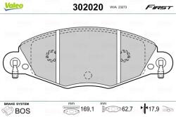 VALEO set placute frana, frana disc VALEO 302020 - automobilus