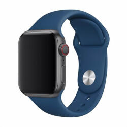 DEVIA Apple iWatch Devia Delux Sport 42/44mm Óraszíj - Kék