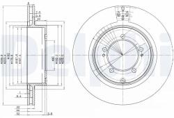 DELPHI Disc frana DELPHI BG3811 (BG3811)