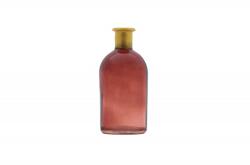 Chaks Üveg váza Mini Rosy - Sötét piros 6, 5 x 13 cm