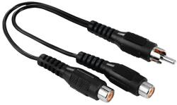 Hama Distribuitor de cablu HAMA 1RCA/2RCA negru 205183 (00205183)