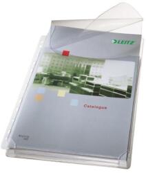 Leitz Copertă Euro, A4, 170 microni, suprafață rugoasă, 20 mm, cu clapă, LEITZ "Jumbo", 5 bucăți