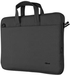 Trust Notebook Bag 16" - Bologna (2 compartimente, curea de umăr, negru) 24447 (24447)