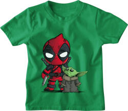  Deadpool és Baby Yoda - Gyerek Póló (794656)