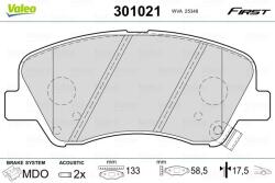 VALEO set placute frana, frana disc VALEO 301021 - automobilus