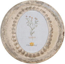 Clayre & Eef Rama foto de masa fier bej antichizat 30x4 cm, 18x24 cm (2F1099)