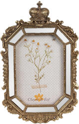 Clayre & Eef Rama foto masa oglinda polirasina aurie 15x3x24 cm, 10x15 cm (2F1129)